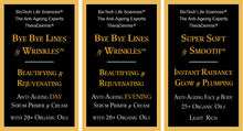 Load image into Gallery viewer, "Bye Bye Lines & Wrinkles" EVENING - Face & Skin Rejuvenation - Smooth & Soften, Lift & Tighten, NAD+ NMN Retinol Hyaluronic Acid Aloe Vera