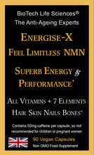 Load image into Gallery viewer, Energise X - Maximum Performance - Minimum Effort - Reduce Tiredness. Excellent Hair Skin Nails & Bones - Ladies