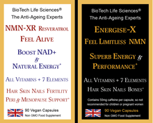 Load image into Gallery viewer, Energise-X NMN: Genius & Feel Limitless pills - Maximum Physical Energy & Mental Performance - All Vitamins & Minerals