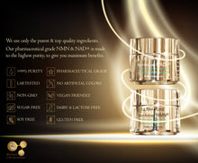 Load image into Gallery viewer, NMN 100g Supplement Powder - Pharmaceutical Grade 99.78% Purity NAD+ NMN BioTech Life Sciences