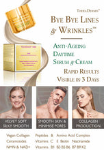 Load image into Gallery viewer, "Bye Bye Lines &amp; Wrinkles" DAY - Face &amp; Skin Rejuvenation - Increase Collagen, Minimise Pores, NAD+ NMN Vitamin C + Niacinamide
