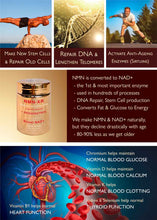 Load image into Gallery viewer, FEEL ALIVE - NMN-XR:  NMN Resveratrol + All Vitamins &amp; Minerals, Anti-Ageing, Energy, Virility &amp; Fertility, Peri &amp; Menopause Support - unisex
