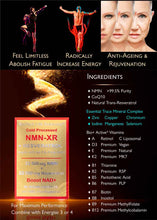 Load image into Gallery viewer, FEEL ALIVE - NMN-XR:  NMN Resveratrol + All Vitamins &amp; Minerals, Anti-Ageing, Energy, Virility &amp; Fertility, Peri &amp; Menopause Support - unisex
