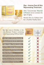 Load image into Gallery viewer, "Bye Bye Lines &amp; Wrinkles" DAY - Face &amp; Skin Rejuvenation - Increase Collagen, Minimise Pores, NAD+ NMN Vitamin C + Niacinamide
