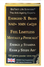 Load image into Gallery viewer, Energise-X Drink &amp; Sublingual Powder - Virility, Fertility, Pregnancy &amp; Nursing Support - Unisex - NAD+ NMN CoQ10 Vitamins - Increase Energy
