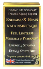 Load image into Gallery viewer, Energise-X Drink &amp; Sublingual Powder, NAD+ NMN CoQ10 Vitamins - Increase Energy, Reduce Fatigue - Anti-Ageing
