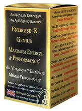 Load image into Gallery viewer, Energise-X NMN: Genius &amp; Feel Limitless pills - Maximum Physical Energy &amp; Mental Performance - All Vitamins &amp; Minerals
