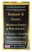 Load image into Gallery viewer, Energise-X NMN: Genius &amp; Feel Limitless pills - Maximum Physical Energy &amp; Mental Performance - All Vitamins &amp; Minerals
