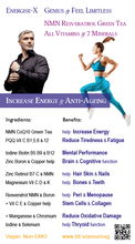 Load image into Gallery viewer, Energise-X NMN: Genius &amp; Feel Limitless pills - Maximum Physical Energy &amp; Mental Performance - All Vitamins &amp; Minerals
