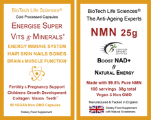 Load image into Gallery viewer, Vitamins &amp; Minerals - Energise Super - World's Strongest Multivitamin &amp; Mineral Supplement
