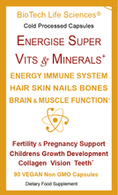 Load image into Gallery viewer, Vitamins &amp; Minerals - Energise Super - World's Strongest Multivitamin &amp; Mineral Supplement
