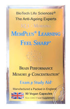 Load image into Gallery viewer, IQ1 Memory Plus Learning - Feel Sharp - Clarity &amp; Concentration - Cognition &amp; Study Aid
