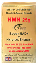 Load image into Gallery viewer, NAD+ NMN Resveratrol Drink &amp; Sublingual Powder - Pharmaceutical Purity >99.5
